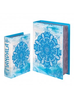 Set 2 cajas libro mandala