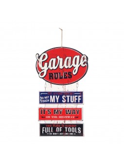 Placa pared garage