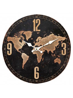 Reloj mundo 34 cm.