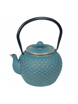 Tetera 0,85l azul-dorado