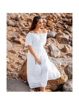 Vestido blanco s-m-l-xl