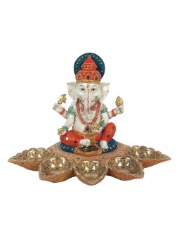 Ganesh con hojas bodhi