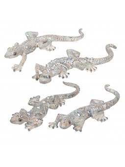 Lagarto 4 dif.plateados