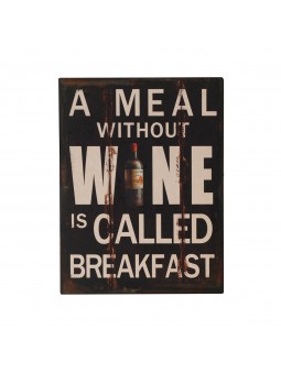 Placas pared vino
