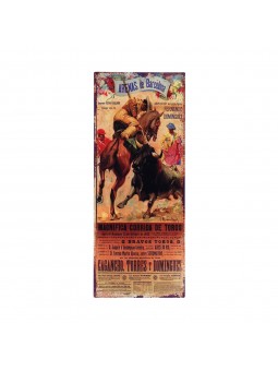 Placa pared plaza toros