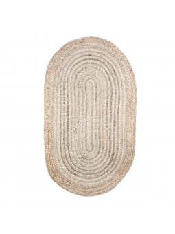 Alfombra yute oval