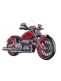 Placa pared moto