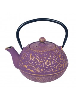 Tetera 0,72l violeta-dorada