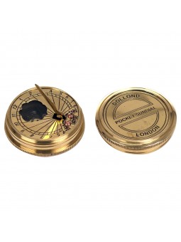 Reloj solar/brujula bolsillo