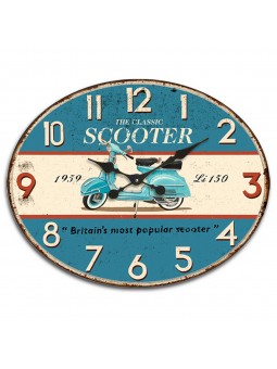 Reloj oval vespa