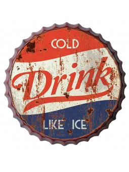 Placa pared drink