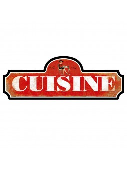 Placa pared cuisine