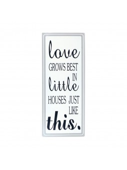 Placa pared love little this