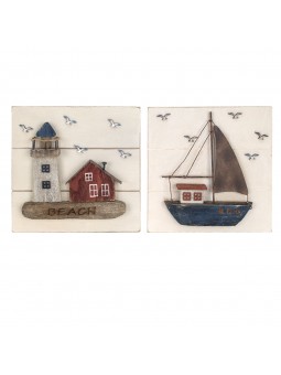 Adorno barco/faro 2 dif