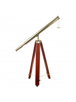 Telescopio con tripode grande