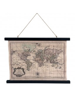 Lienzo enrollable mapa