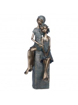 Figura pareja pedestal
