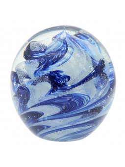 Pisapapeles vidrio azul 