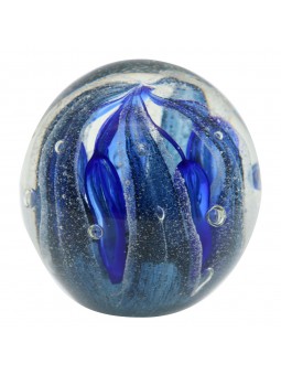 Pisapapeles vidrio azul 