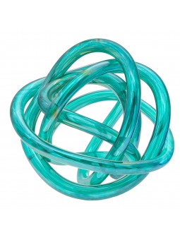 Pisapapeles vidrio tubo azul 