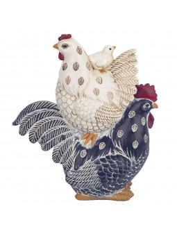 Figura dos gallinas
