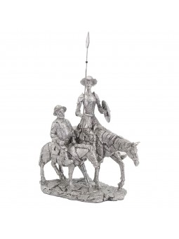 Quijote y sancho c/caballo  