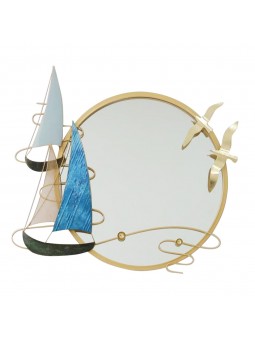 Adorno pared barcos