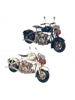 Motocicleta negra/blanca