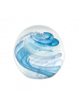 Pisapapel azul espiral