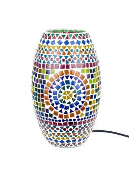 Lampara mosaico cilindro