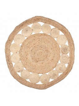 Alfombra red.yute y algodon