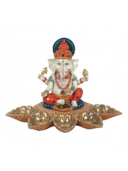 Ganesh con hojas bodhi