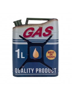 Adorno pared lata gas