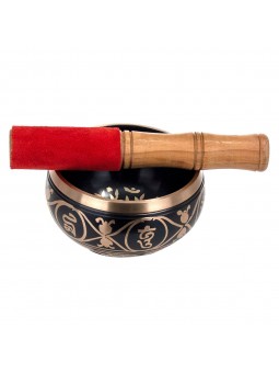 Cuenco de lat¢n con palo 