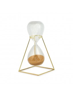 Reloj arena dorada 30 min.