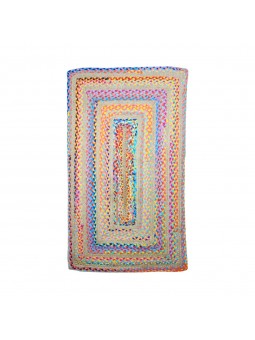 Alfombra multicolor rect90x150