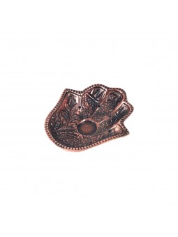 Plato mano fatima incienso