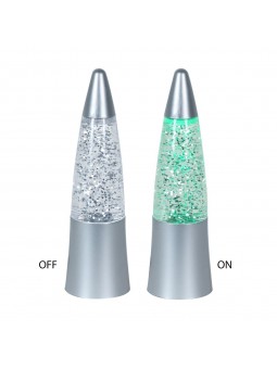 Lampara multicolor c/purpurina