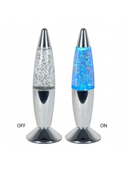 Lampara multicolor c/purpurina