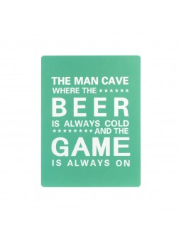 Placa pared beer game