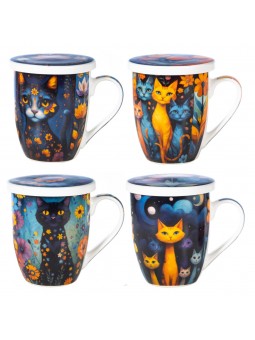 Mug y filtro gato c/caja...