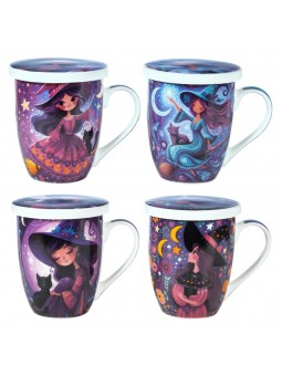 Mug y filtro bruja c/caja...